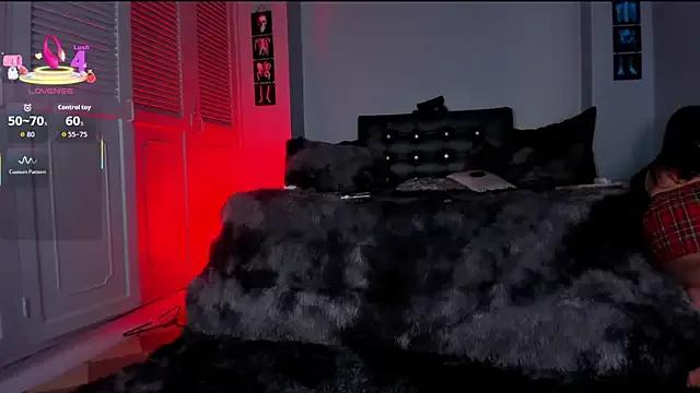 Draculairis — Leather gloves tease over body